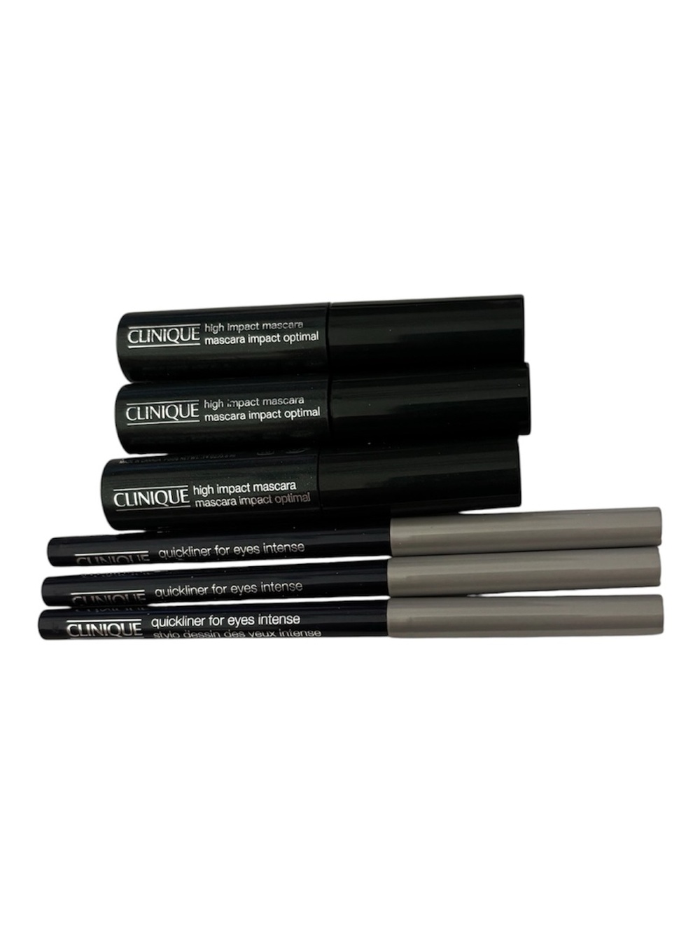 Clinique NWT Black High Impact Mascara and Quickliner for Eyes Intense Travel Sz